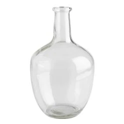World Market Long Neck Clear Glass Vase