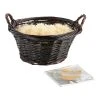 World Market Large Round Dark Brown Gift Basket Kit
