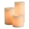 World Market Ivory Flameless LED Pillar Candle