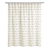 World Market Taylor Ivory And Black Woven Stripe Shower Curtain