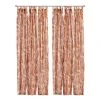 World Market Botanical Cotton Crinkle Voile Tie Top Curtains Set Of 2
