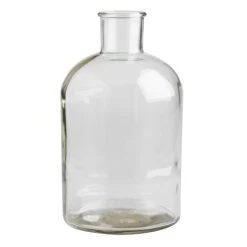 World Market Wide Neck Clear Glass Vase