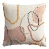 World Market Embroidered Contoured Loop Throw Pillow