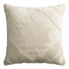 World Market Ivory Geometric Medallion Indoor Outdoor Throw Pillow
