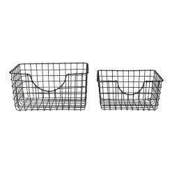World Market Wilson Black Wire Storage Basket