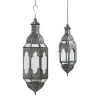 World Market Latika Antique Zinc Hanging Candle Lantern