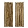 World Market Mud Cloth Cotton Crinkle Voile Tie Top Curtains Set Of 2