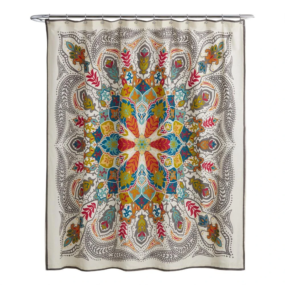 World Market Andana Medallion Shower Curtain