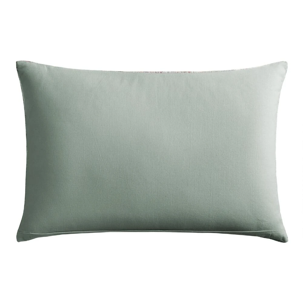 World Market Oversized Distressed Persian Rug Print Lumbar Pillow - Image 2