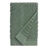 World Market Laurel Wreath Green Sculpted Arches Hand Towel