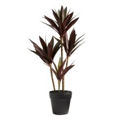 World Market Faux Yucca Plant in Rustic Pot