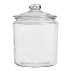 World Market Glass One Gallon Storage Jar