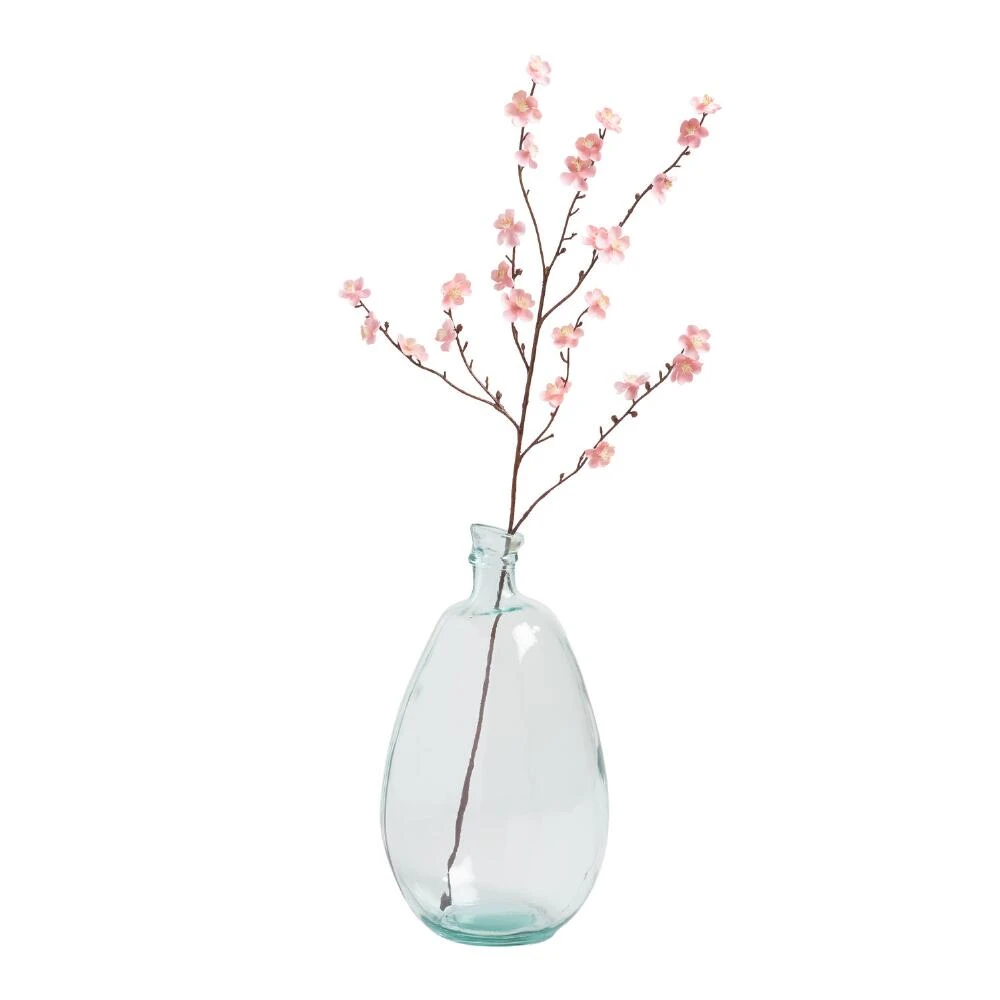 World Market Pink Faux Velvet Plum Blossom Stem - Image 3