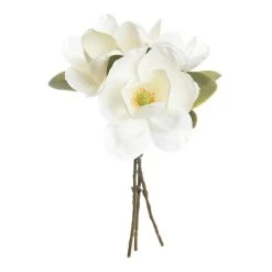 World Market White Faux Magnolia Bunch