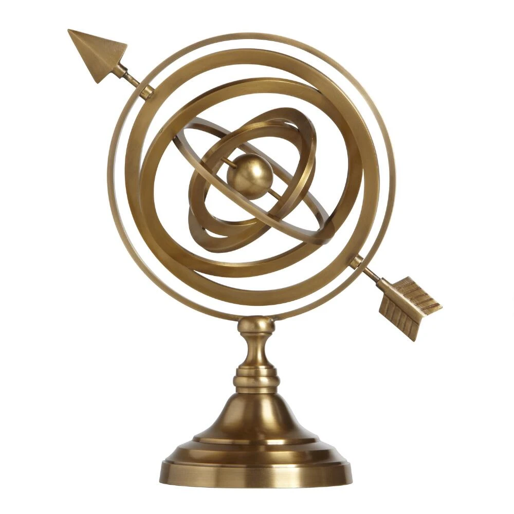 World Market Gold Armillary Sphere Decor