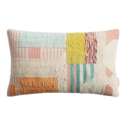 World Market Multicolor Sherbet Abstract Lumbar Pillow