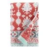 World Market Miriam Coral And Aqua Ikat Hand Towel