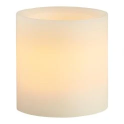 World Market 3x3 Ivory Flameless LED Pillar Candle