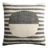 World Market Black And Ivory Stripe Sol Indoor Outdoor Throw Pillow