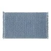 World Market Vintage Indigo Geo Stonewashed Bath Mat