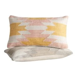 World Market Crossroads Indoor Outdoor Lumbar Pillow