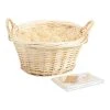 World Market Round Natural Gift Basket Kit