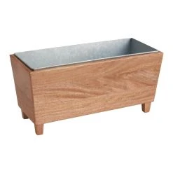 World Market Wood Trough Wine Chiller
