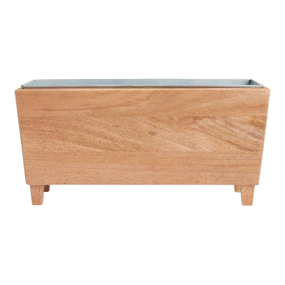 World Market Wood Trough Wine Chiller - Image 2