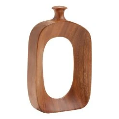 World Market Medium Suar Wood Abstract Decor
