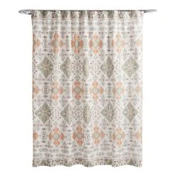 World Market Calypso Multicolor Medallion Shower Curtain