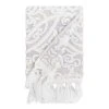 World Market Scarlett Taupe Sculpted Medallion Hand Towel