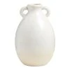 World Market Ivory Pearlescent Reactive Glaze Olivia Jug Vase