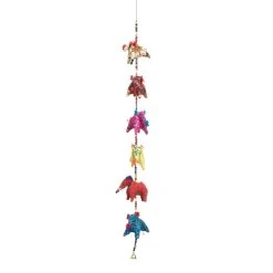 World Market Fabric Elephants Hanging Decor