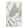 World Market Blayne Ivory And Black Abstract Geo Hand Towel