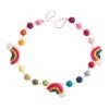 World Market Felt Rainbow and Pom Pom Garland