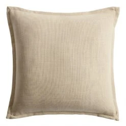 World Market Oversized Oatmeal Linen Blend Throw Pillow