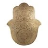 World Market Small Antique Brass Etched Hamsa Wall Decor