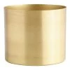 World Market Small Brass Planters Set of 2