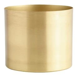 World Market Small Brass Planters Set of 2