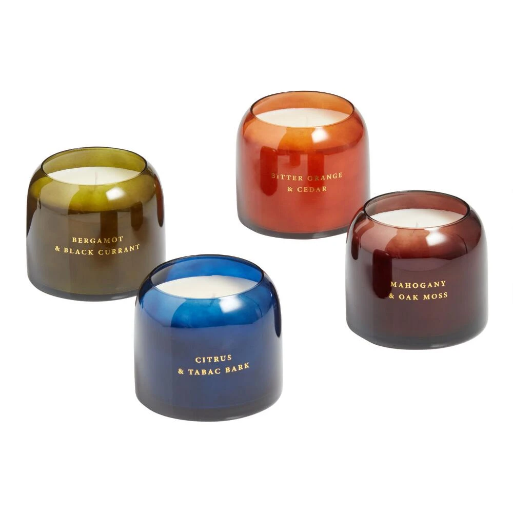 World Market Glass Cloche Jar Scented Candle