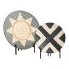 World Market CRAFT Ecomix Patterned Plate on Stand