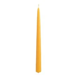 World Market Ocher Yellow Taper Candles 2 Pack