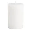 World Market 4x6 White Unscented Pillar Candle