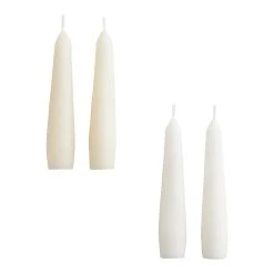World Market 2 Pack Mini Unscented Taper Candles Set of 2