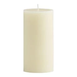 World Market 3x6 Ivory Unscented Pillar Candle