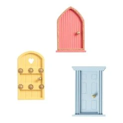 World Market Painted Wood Fairy Doors Set of 3