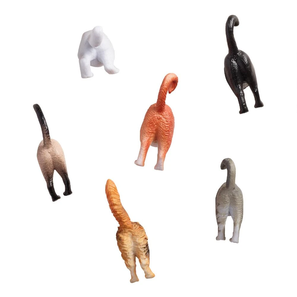 World Market Cat Butt Magnets 6 Pack