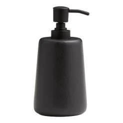 World Market Matte Black Ceramic Liquid Soap Dispenser