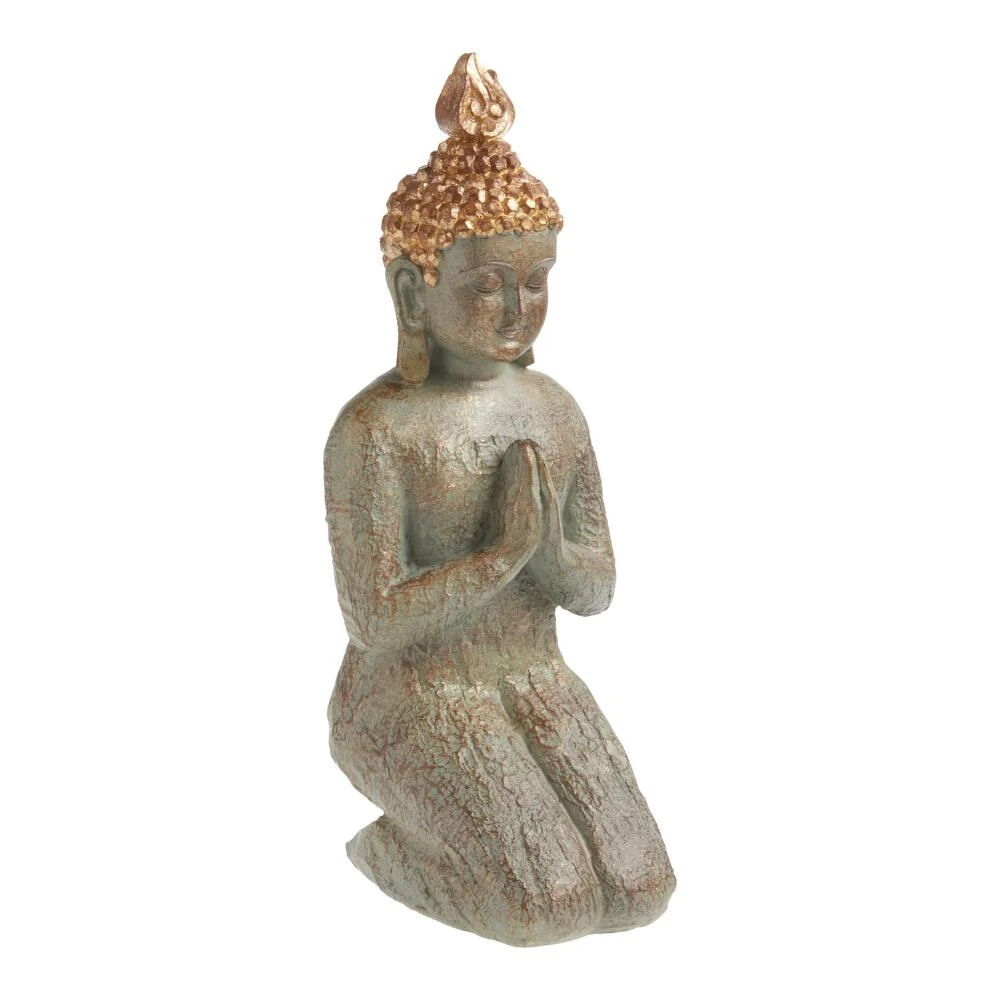 World Market CRAFT Kneeling Buddha Decor