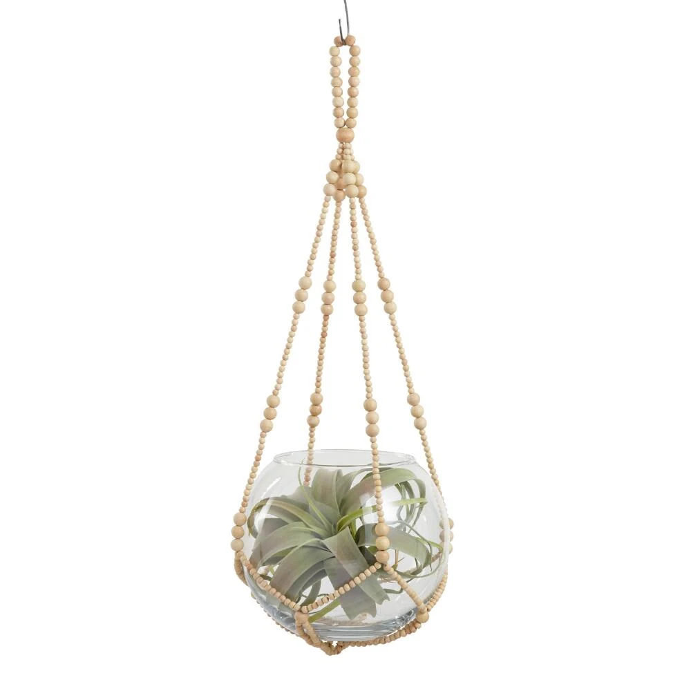 World Market Wood Bead Plant Hanger - Image 3